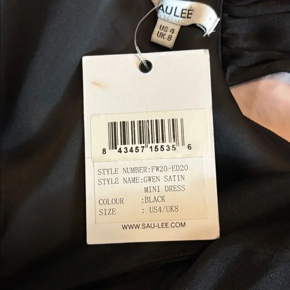 Sau Lee Elegant Black Dress - Picture 9 of 9